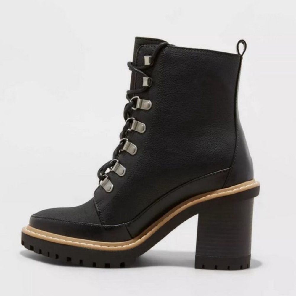 Women's Tessa Winter Boots - A New Day Black Size 6.5